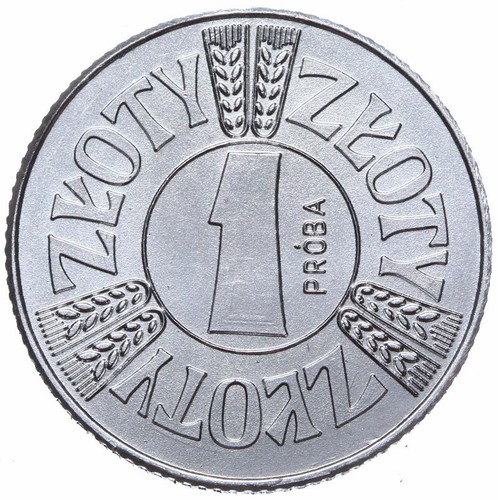 Polen münze 1 zloty - 1,