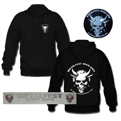 Metalfest zip hoodie patch - hoodie, +