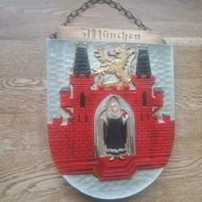 Wappen München Holz