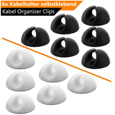 6 Kabelclips Kabelhalter