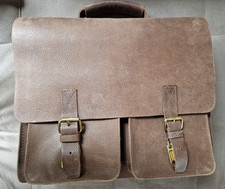 Jahn Tasche Ledertasche Aktentasche Lehrertasche Leder Dunkelbraun