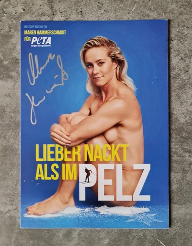 Autogrammkarte maren - autogrammkarte,