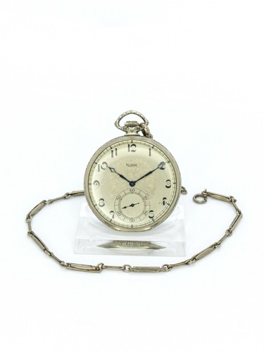 Elgin 14ct weißgold - elgin, 14ct.