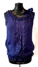 H&M, Bluse, blau, Gr. 38