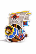 Led neon piratenschiff - led, licht