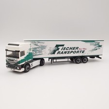 Herpa 144452 1:87 DAF 95 500 Koffer Sattelzug Frank Fischer Transporte *OVP*