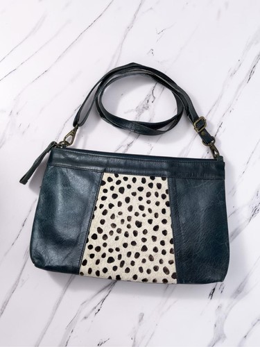 Real leather handbag - real,