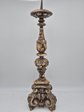 Barock Holz Altarleuchter