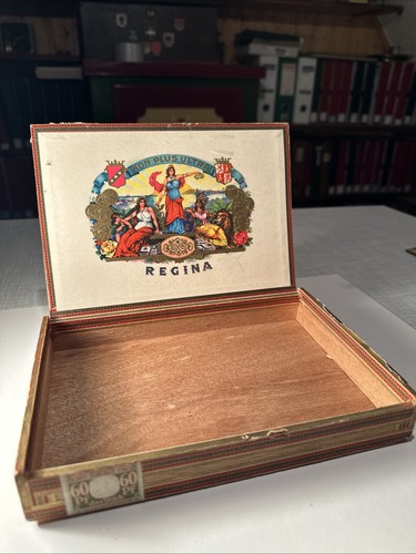 Zigarrenkiste holz alt leer - zigarrenkiste,