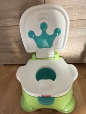Fisher-Price Lerntöpfchen, Toilettensitz mit Musik, Toilettentrainer, Fußbank
