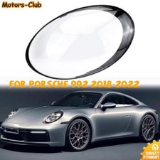 Linke klare Scheinwerfer Linse Abdeckung Shell für Porsche 911 992 2018-2022