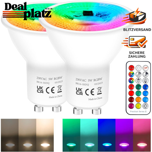 Rgb led lampe - led, 5w