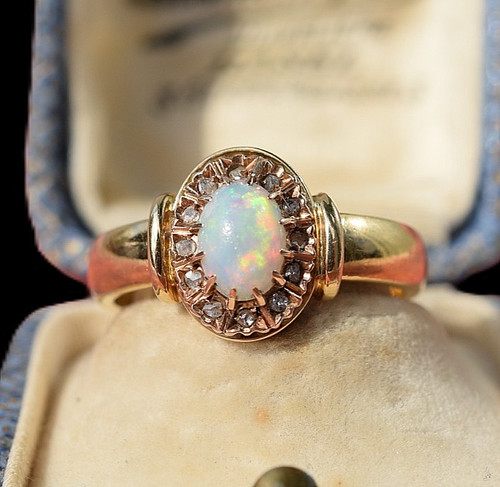 Antiker 750 gold ct opal - antiker,
