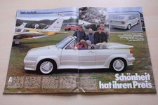 Rallye Racing 08/1984 VW Golf II Speedster von Kamei in einer seltenen Vorstellu