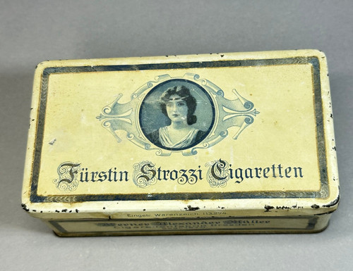 Alte blechdose fürstin - alte,