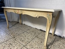Wohnzimmertisch Salontisch Tisch Couchtisch  1900 Antik  Chippendale Creme Weiß
