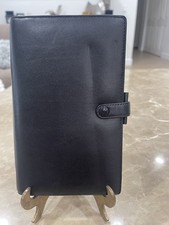 Filofax Black Leather