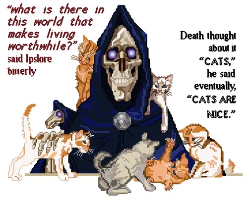 Scheibenwelt death kittens - scheibenwelt,