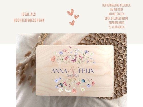 Personalisierte hochzeitskiste - personalisierte,