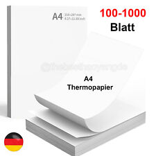 100-1000 Blatt Thermopapier Thermodruckerpapier A4 faltbar für Tragbar Drucker