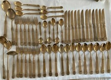 Gallo Medici Bronze Besteck 12 Personen 53 Teile