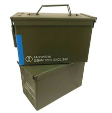 Org. NATO US Munitionskiste aus Metall, Luftdicht mit Dichtung, Akkubehälter
