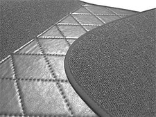 Kompl. Teppich satz für Mercedes W114 /8  Coupe in Schlinge Grau (304) Strich8