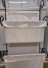 ikea beige creme schwarz regal noresund Allamåla Allamala vintage stoff metall