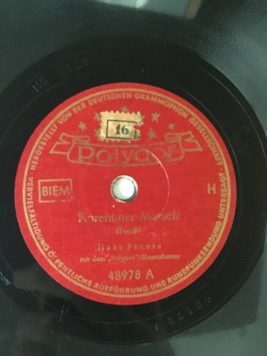 Polydor schellackplatte - polydor,