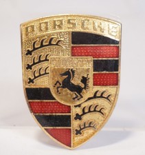 Vintage altes Porsche Emblem
