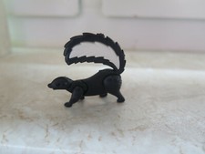 Spielzeug 1 x Tiere Serie - Tiere Nordamerikas/Stinktier schwarz - 1991 ohne BPZ