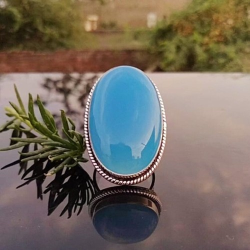 Blauer achat chalcedon - achat,