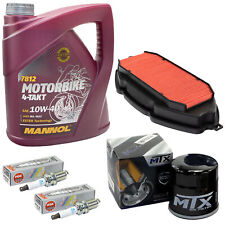Wartung für Honda NC 750 NC 700 2012-21 Set Öl 4L Luftfilter Ölfilter Zündkerzen