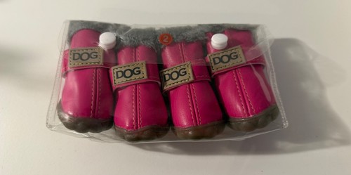 Hundeschuhe 4er set - hundeschuhe, rosa