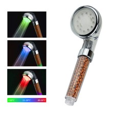 LED Duschkopf Edelstahl