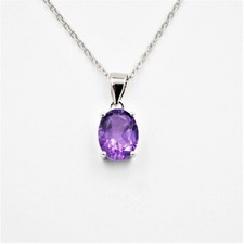 Amethyst Halbedelstein Oval