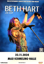BETH HART 2024 BERLIN - orig. Concert Poster - Konzert Plakat -DIN A1