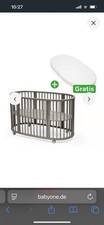 Stokke Sleepy Baby-Kinderbett Hazy Grey Inkl. Matratze & 2 Bezüge.
