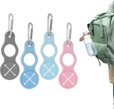 Silikon Flaschenhalter Gürtel Clips 4 Stück mit Karabiner für Outdoor Sport