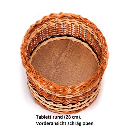 Tablett rund - (28, cm)