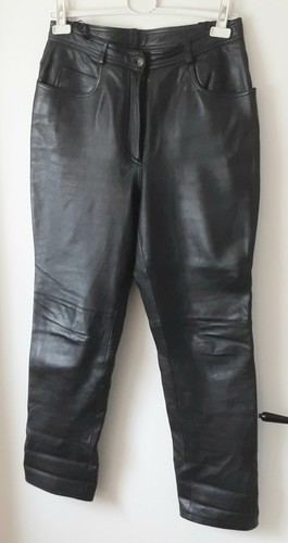 Echtleder hose schwarz - echtleder,