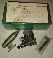 Seltene 70er Jahre G-MARK 0,11 cu.in. Schnuerle Ported Ball Raced RC Modell Glühmotor