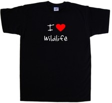 I Love Heart Wildlife T-Shirt