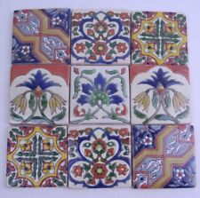 9 Stück B-Ware Relief-Fliesen mit Mängeln, Motiv: bunt gemischt [23-02-02]