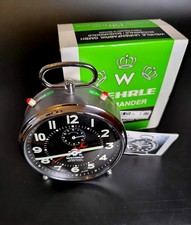 Wehrle COMMANDER Wüstenwecker  NOS Repetition 3 Kronen Wecker Sammlerstück Rare