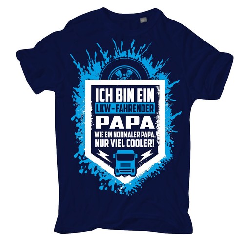 Shirt lkw fahrender papa - fahrender,