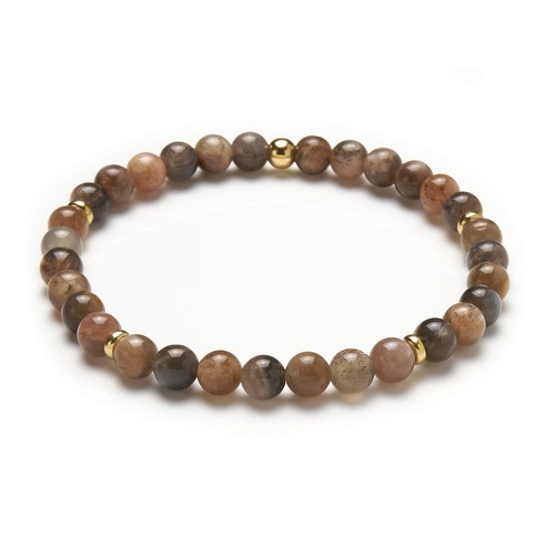 Mondstein armband dunkel - armband,