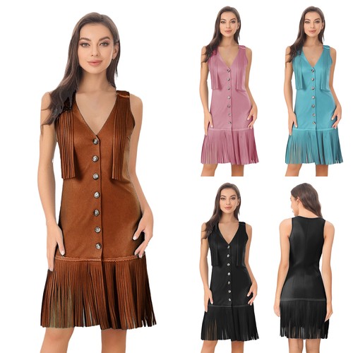Damen western kleid - damen,