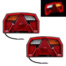 2x 6-funktionale Neon LED Rückleuchte für PKW, LKW Anhänger, Wohnwagen, Traktor