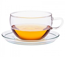 Jumbotasse mit Untertasse